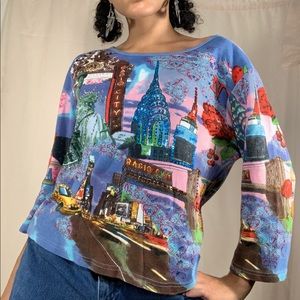 Vintage Windy City Graphic Long Sleeve